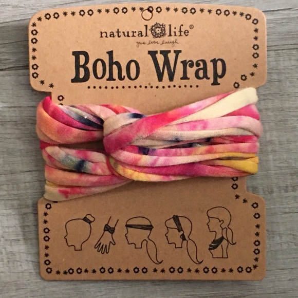 NATURAL LIFE Accessories - NWT Natural Life Boho Wrap Tie Dye Wear many ways